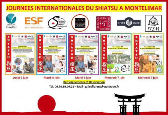 Journees internationales du shiatsu a montelimar