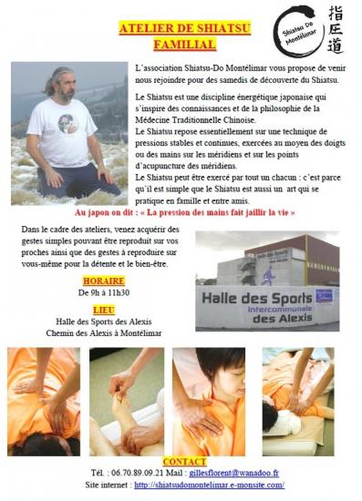 Atelier de shiatsu familial